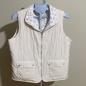 Thread & Supply Off-White Quilted Vest